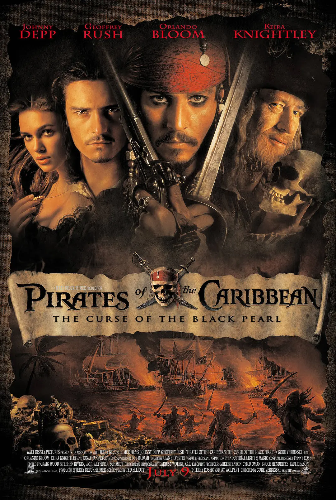加勒比海盗,加勒比海盗海报图片,加勒比海盗剧照